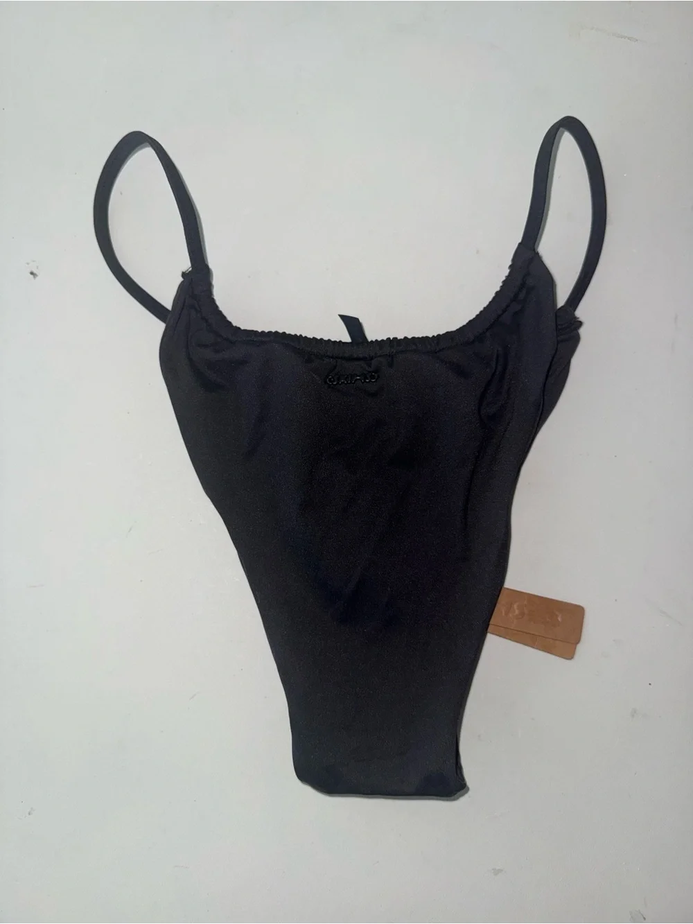 Skims Signature Swim String Bikini Bottom Onyx Large